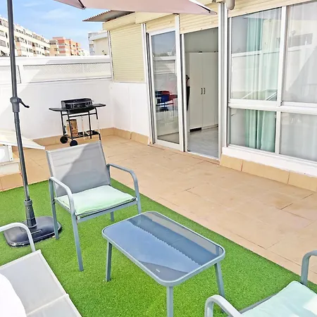 Apartment Atico Frente Al Mar 2 Terrazas Barbacoa Y Parking Gratis