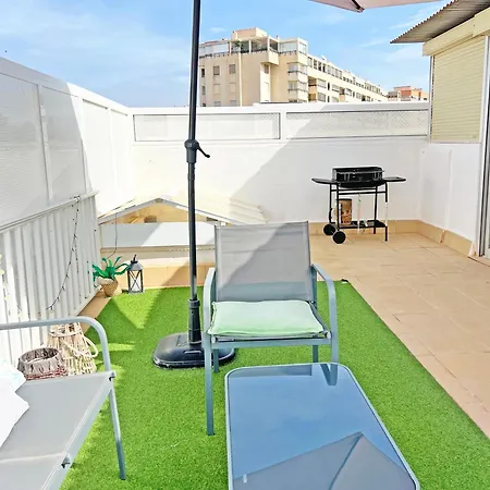 Appartement Atico Frente Al Mar 2 Terrazas Barbacoa Y Parking Gratis *